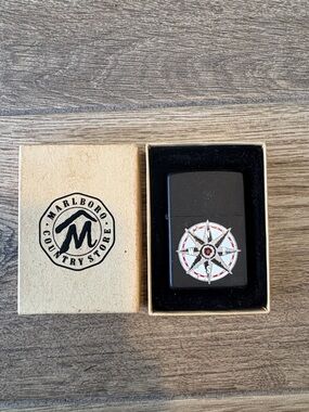 Zippo Lighter -  Marlboro country store, compass, zippo lighter